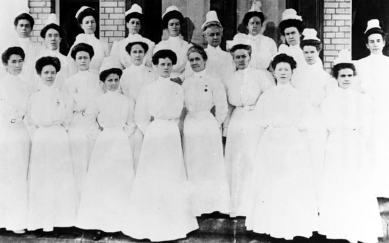Congress established the Navy Nurse Corps (Female) on 13 May 1908. The first 20 nurses were dubbed the &quot;Sacred Twenty&quot;. 